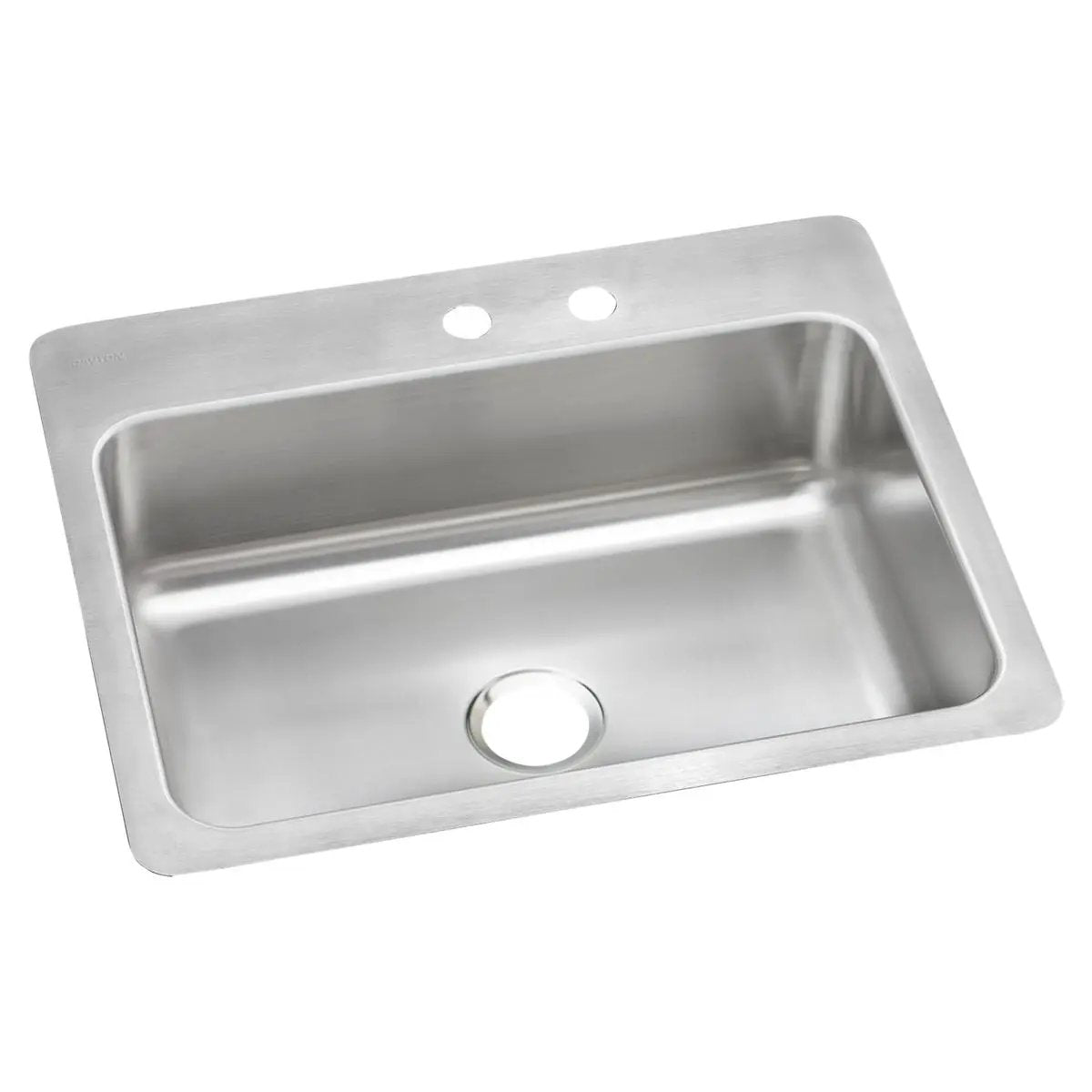 Elkay Dayton 27" x 22" x 8" MR2-Hole Single Bowl Dual Mount Sink by Elkay