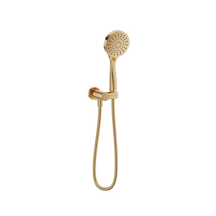 Baril Shower Components 3-Spray Anti-Limestone Hand Shower on Wall Mounted Supply Elbow by Baril