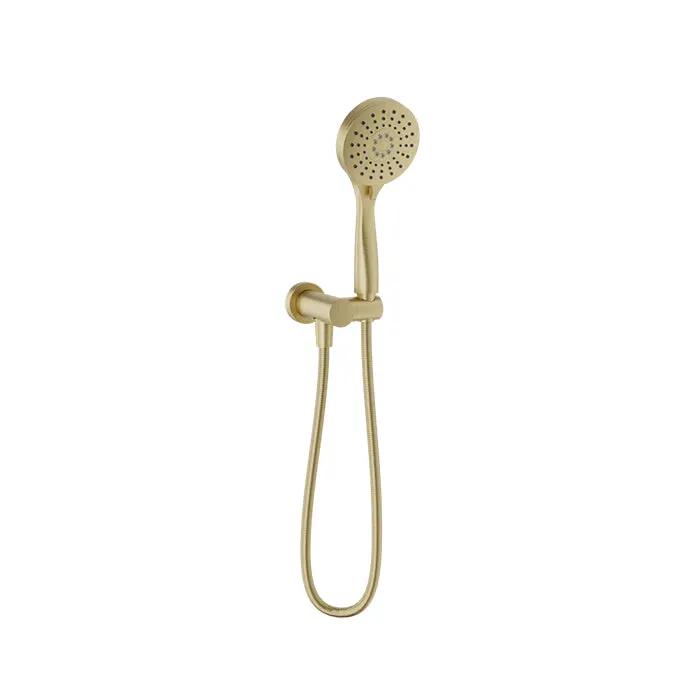 Baril Shower Components 3-Spray Anti-Limestone Hand Shower on Wall Mounted Supply Elbow by Baril