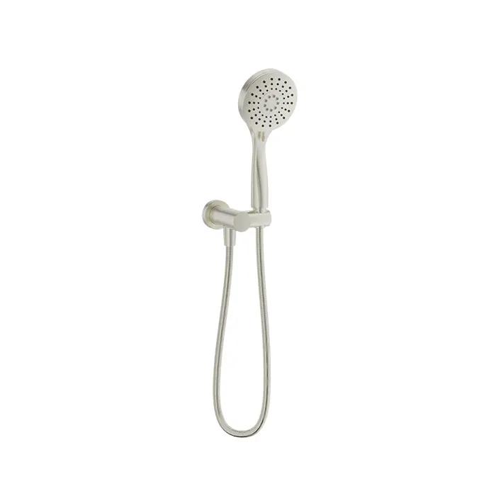 Baril Shower Components 3-Spray Anti-Limestone Hand Shower on Wall Mounted Supply Elbow by Baril