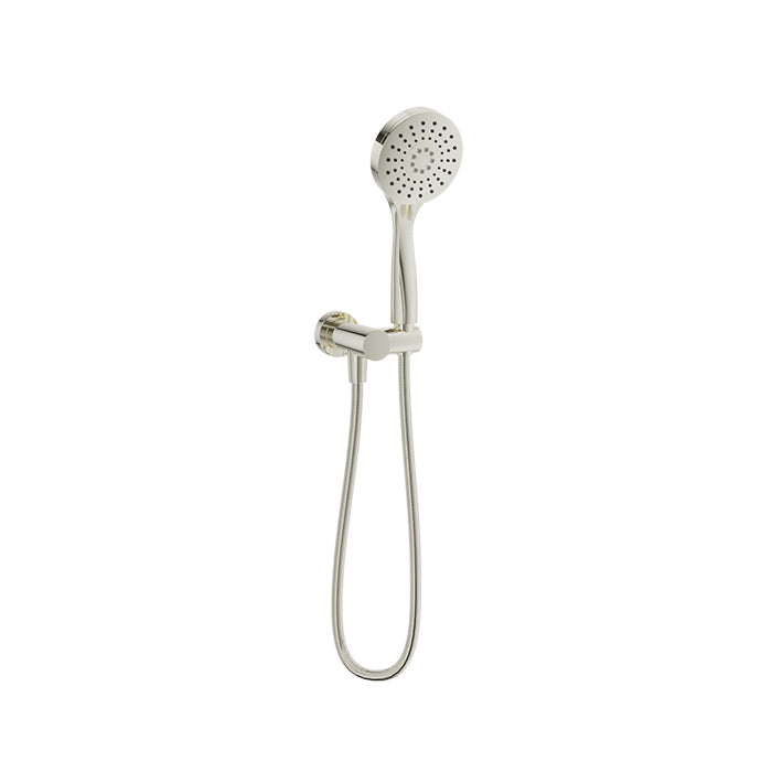 Baril Shower Components 3-Spray Anti-Limestone Hand Shower on Wall Mounted Supply Elbow