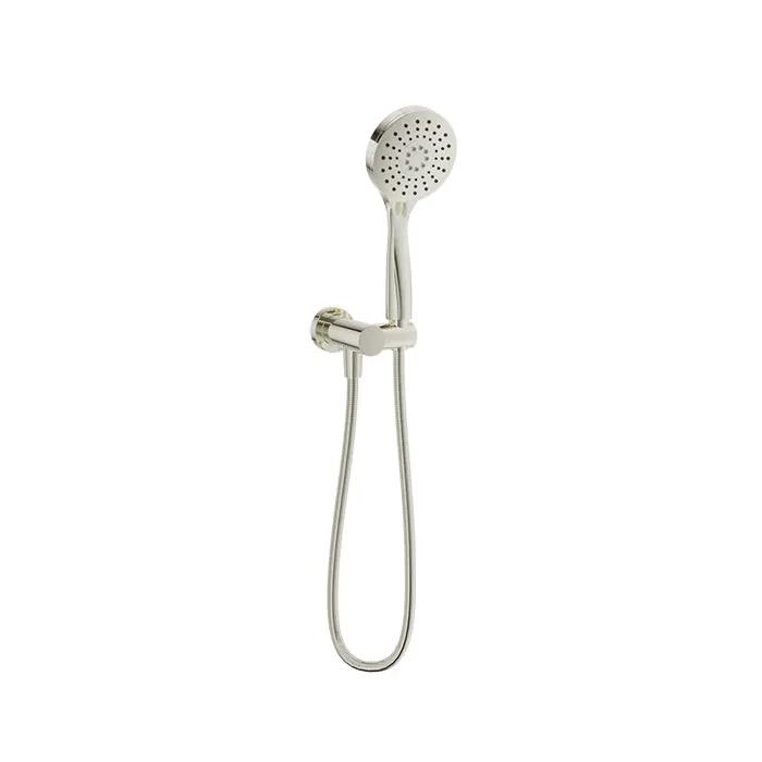 Baril Shower Components 3-Spray Anti-Limestone Hand Shower on Wall Mounted Supply Elbow by Baril