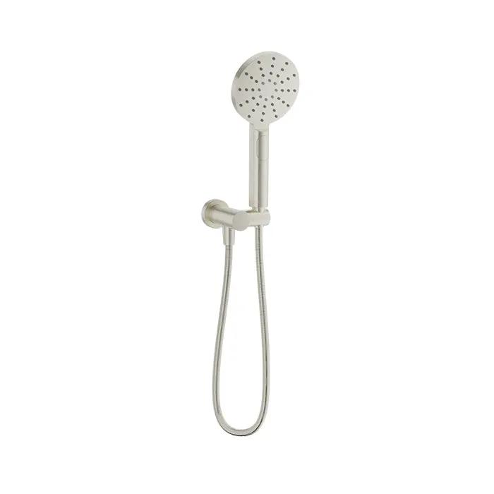 Baril Shower Components 3-Spray Anti-Limestone Hand Shower on Wall Mounted Supply Elbow by Baril