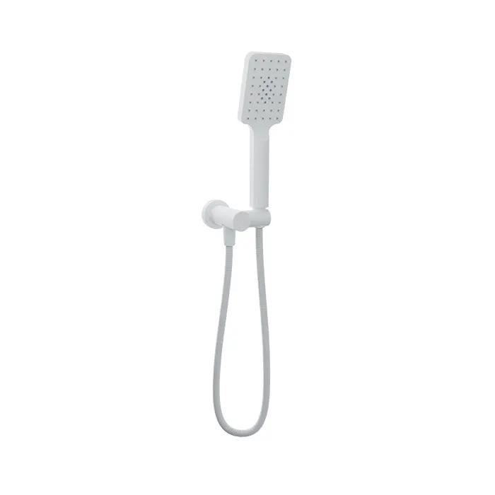 Baril Shower Components 3-Spray Anti-Limestone Hand Shower on Wall Mounted Supply Elbow by Baril