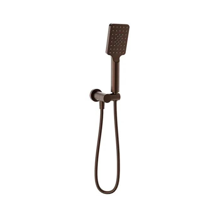 Baril Shower Components 3-Spray Anti-Limestone Hand Shower on Wall Mounted Supply Elbow by Baril