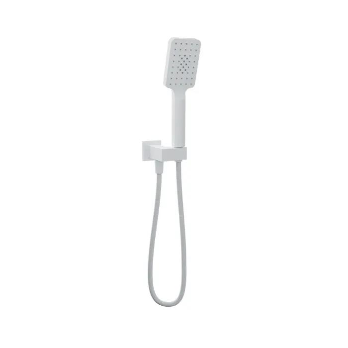 Baril Shower Components 3-Spray Anti-Limestone Hand Shower on Wall Mounted Supply Elbow by Baril