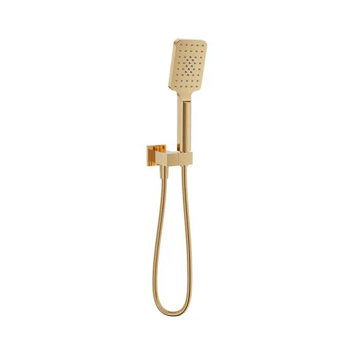 Baril Shower Components 3-Spray Anti-Limestone Hand Shower on Wall Mounted Supply Elbow by Baril