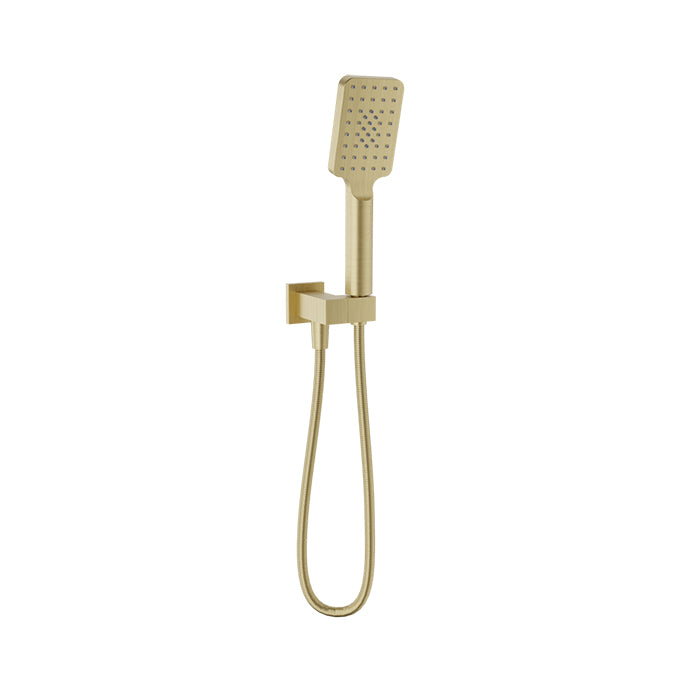 Baril Shower Components 3-Spray Anti-Limestone Hand Shower on Wall Mounted Supply Elbow
