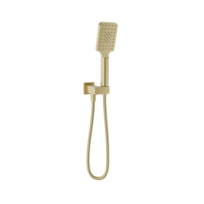 Baril Shower Components 3-Spray Anti-Limestone Hand Shower on Wall Mounted Supply Elbow by Baril