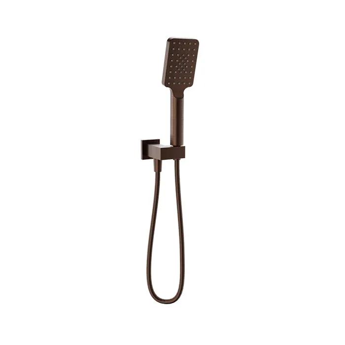 Baril Shower Components 3-Spray Anti-Limestone Hand Shower on Wall Mounted Supply Elbow by Baril