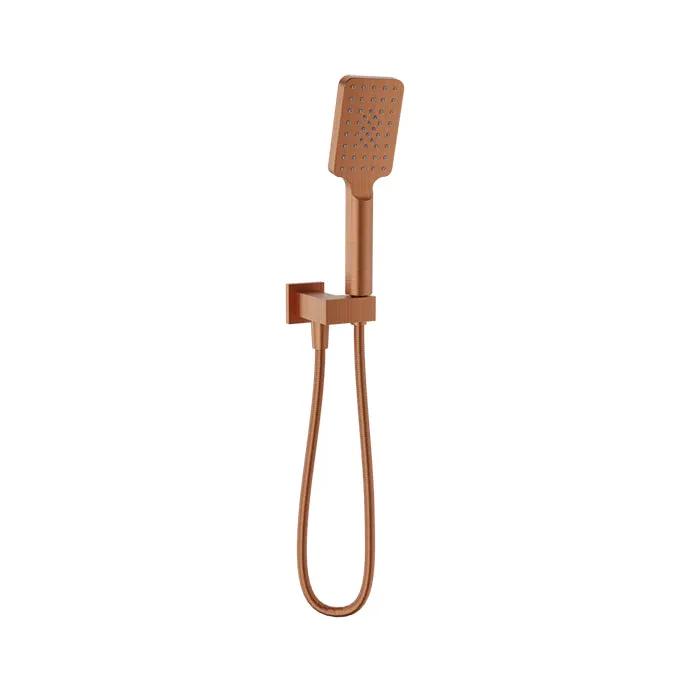 Baril Shower Components 3-Spray Anti-Limestone Hand Shower on Wall Mounted Supply Elbow by Baril