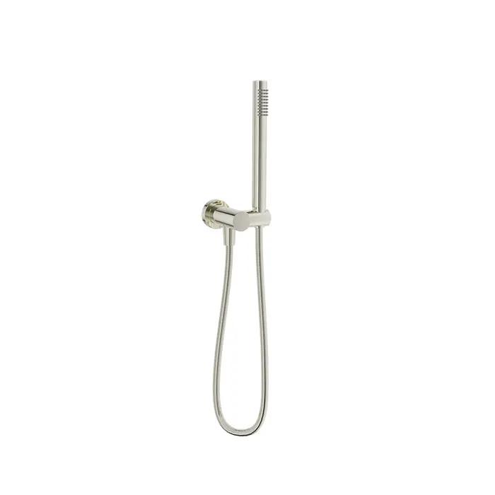 Baril Shower Components 1-Spray Anti-Limestone Hand Shower on Wall Mounted Supply Elbow by Baril