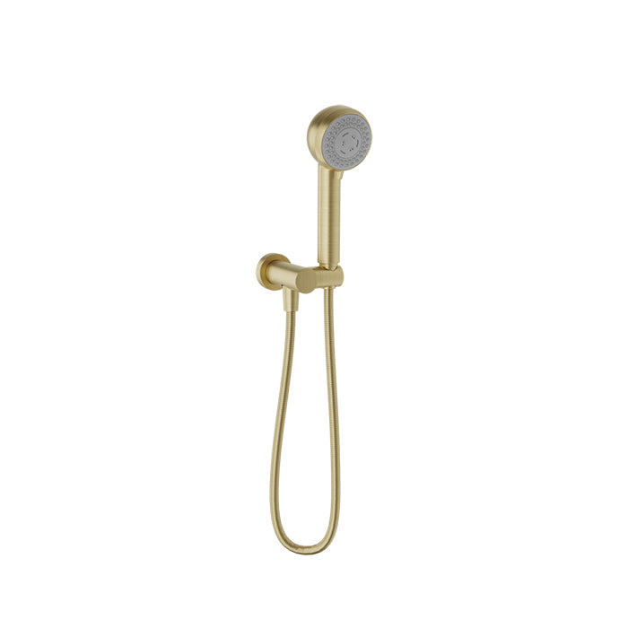 Baril Shower Components 2-Spray Anti-Limestone Hand Shower on Wall Mounted Supply Elbow