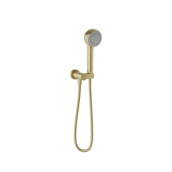 Baril Shower Components 2-Spray Anti-Limestone Hand Shower on Wall Mounted Supply Elbow by Baril