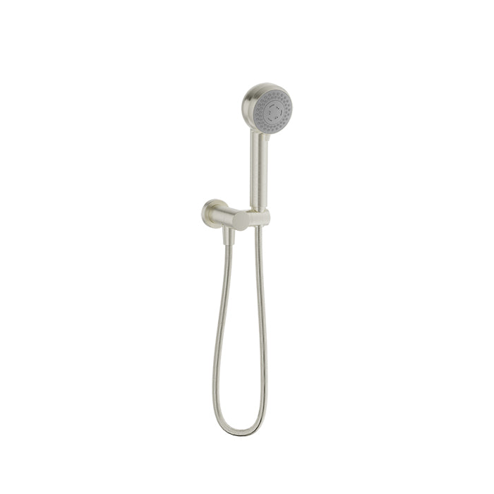 Baril Shower Components 2-Spray Anti-Limestone Hand Shower on Wall Mounted Supply Elbow