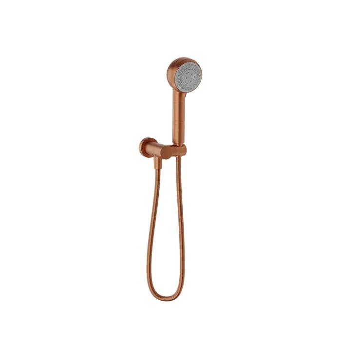 Baril Shower Components 2-Spray Anti-Limestone Hand Shower on Wall Mounted Supply Elbow by Baril