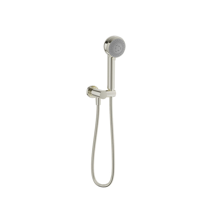Baril Shower Components 2-Spray Anti-Limestone Hand Shower on Wall Mounted Supply Elbow