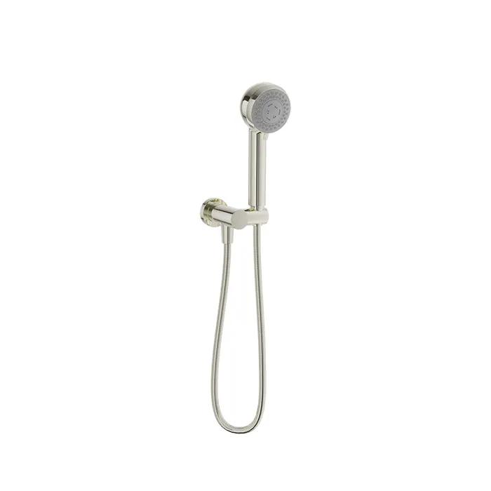 Baril Shower Components 2-Spray Anti-Limestone Hand Shower on Wall Mounted Supply Elbow by Baril