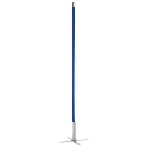 blue floor lamp