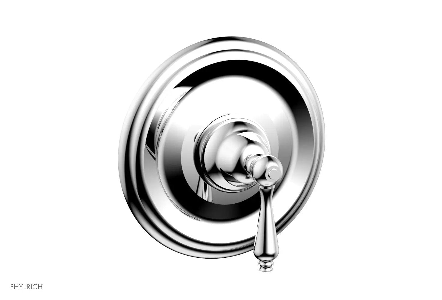 polished chrome shower trim