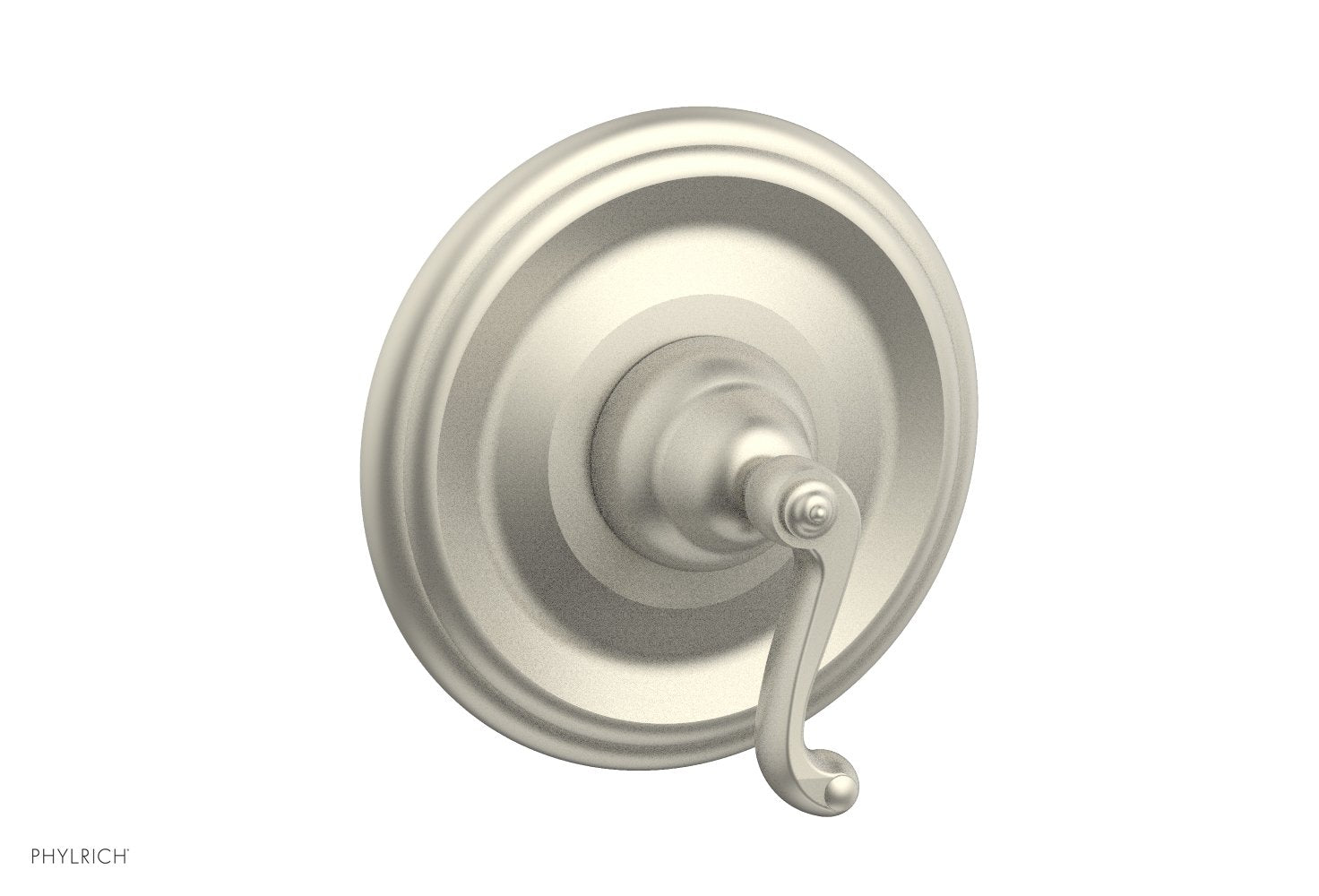 Phylrich REVERE & SAVANNAH 1/2" & 3/4" Thermostatic Shower Trim, Curved Lever Handle