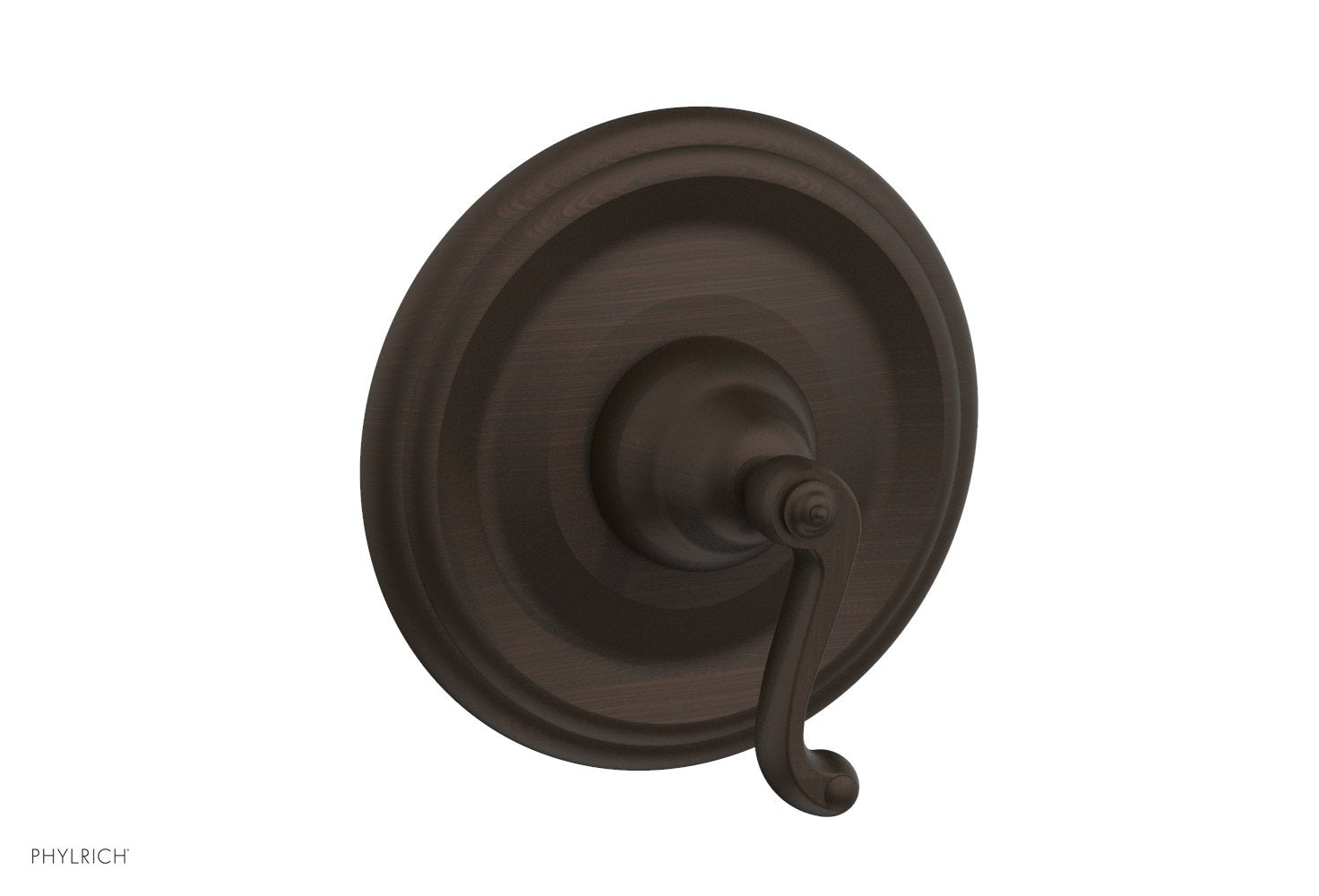 Phylrich REVERE & SAVANNAH 1/2" & 3/4" Thermostatic Shower Trim, Curved Lever Handle