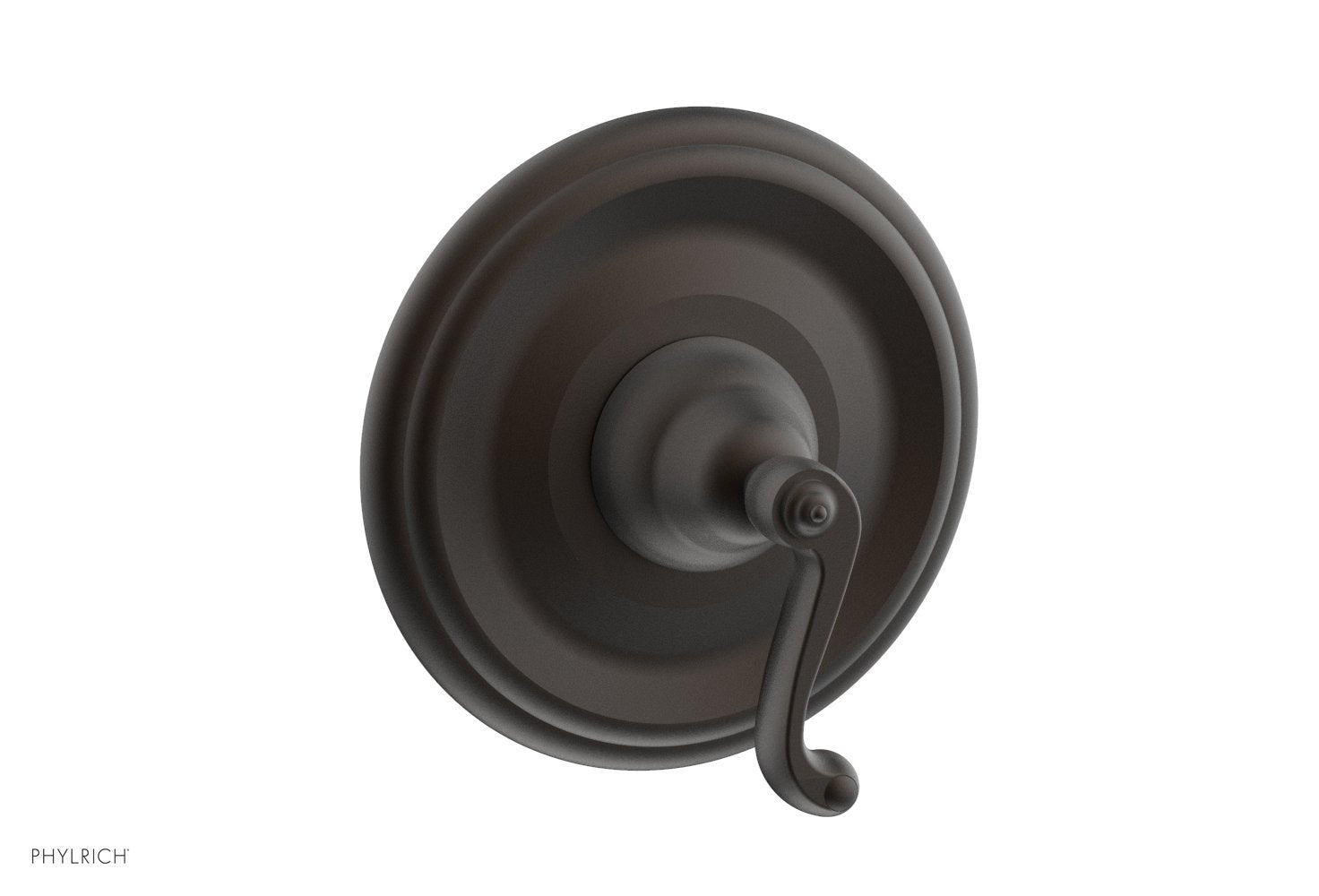 Phylrich REVERE & SAVANNAH 1/2" & 3/4" Thermostatic Shower Trim, Curved Lever Handle