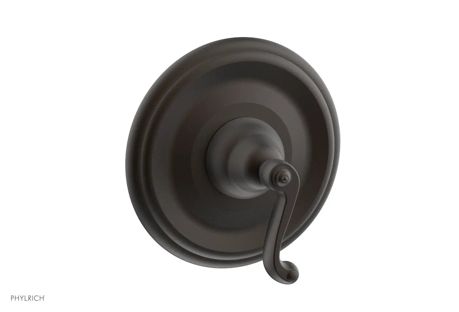 Phylrich REVERE & SAVANNAH 1/2" & 3/4" Thermostatic Shower Trim, Curved Lever Handle by Phylrich