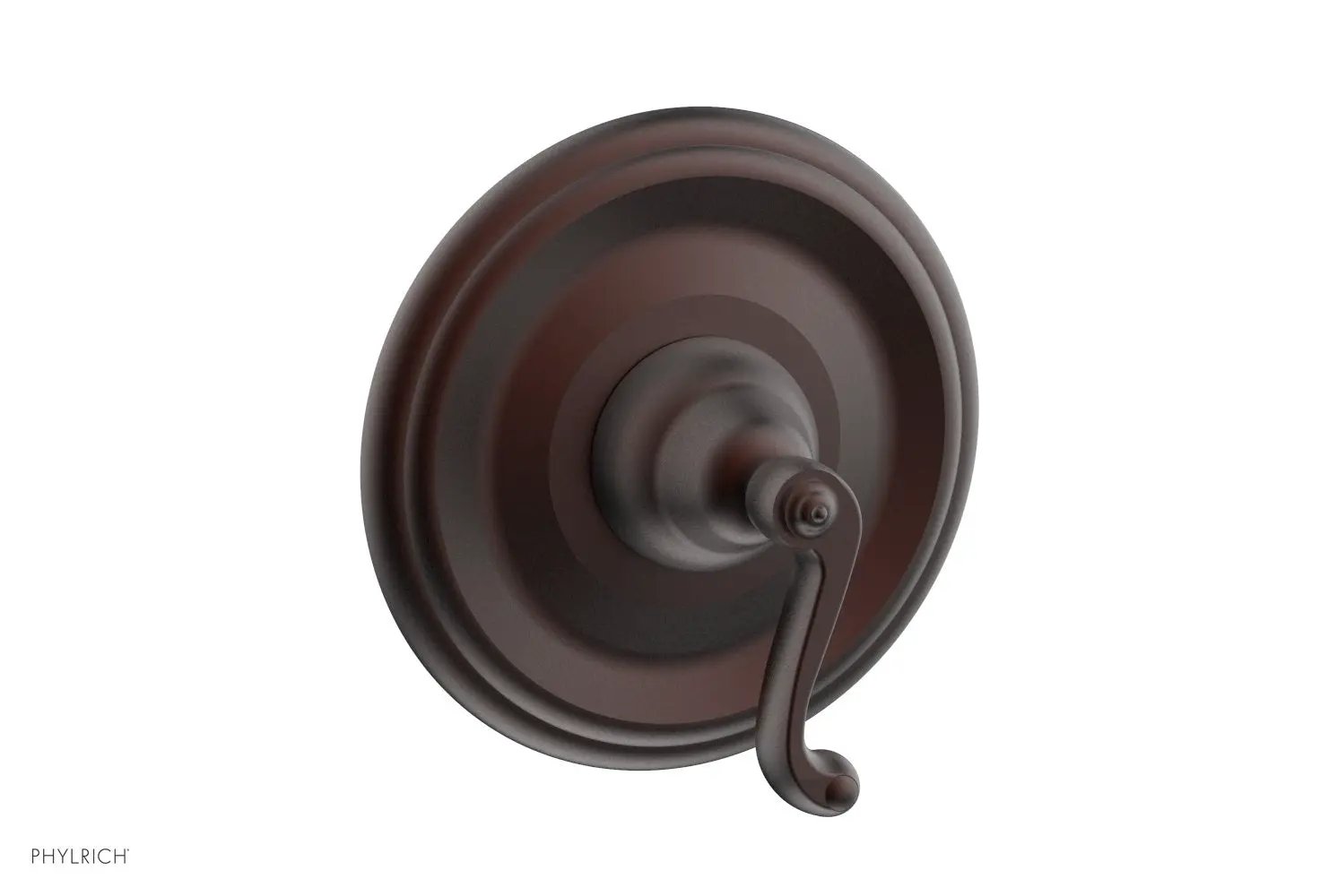 Phylrich REVERE & SAVANNAH 1/2" & 3/4" Thermostatic Shower Trim, Curved Lever Handle by Phylrich