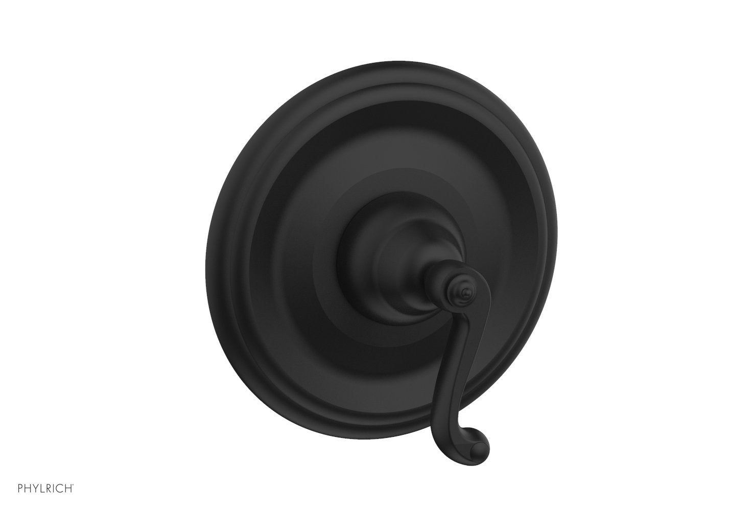 Phylrich REVERE & SAVANNAH 1/2" & 3/4" Thermostatic Shower Trim, Curved Lever Handle