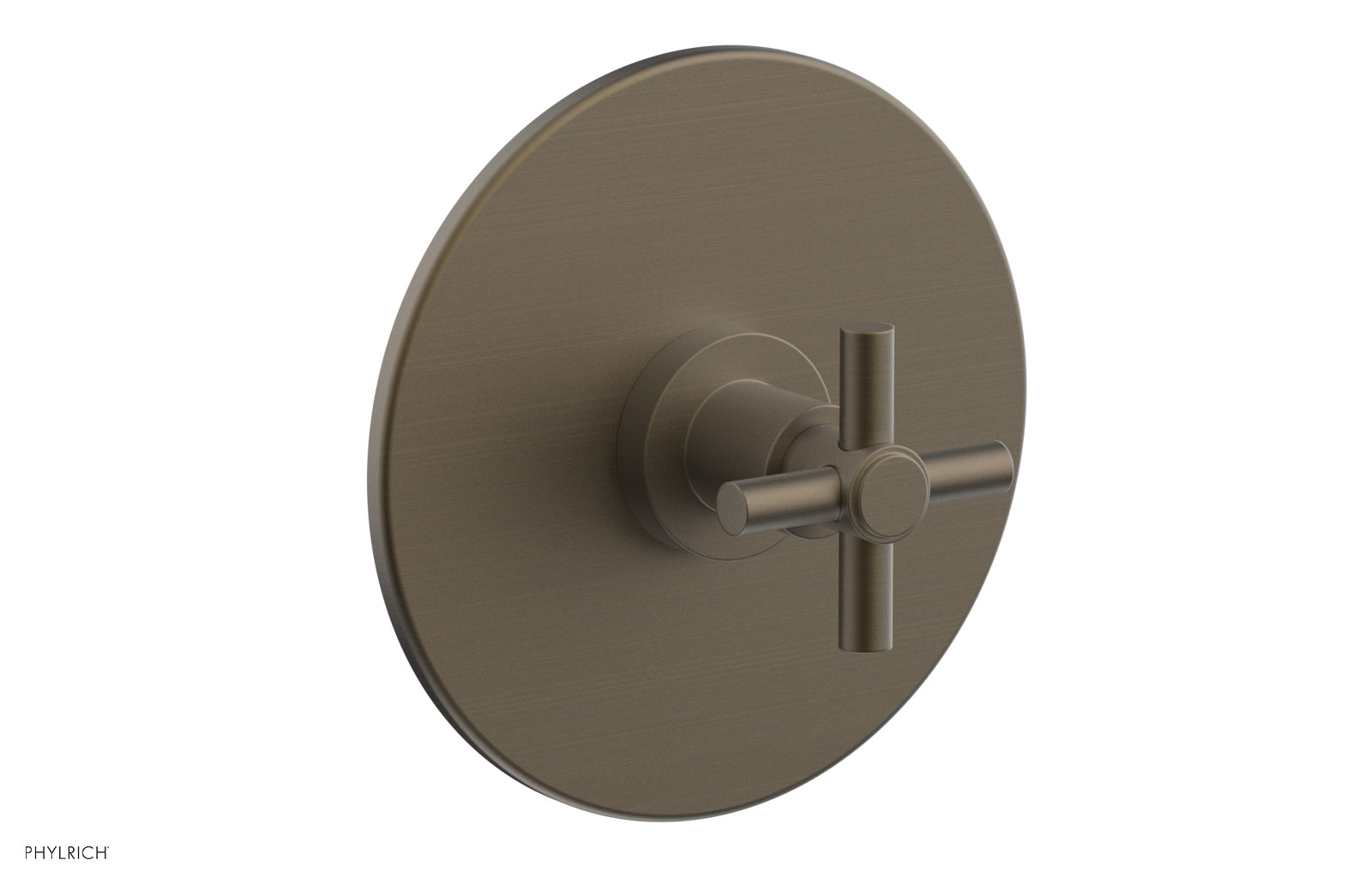 Phylrich BASIC 3/4" Thermostatic Shower Trim - Tubular Cross Handle