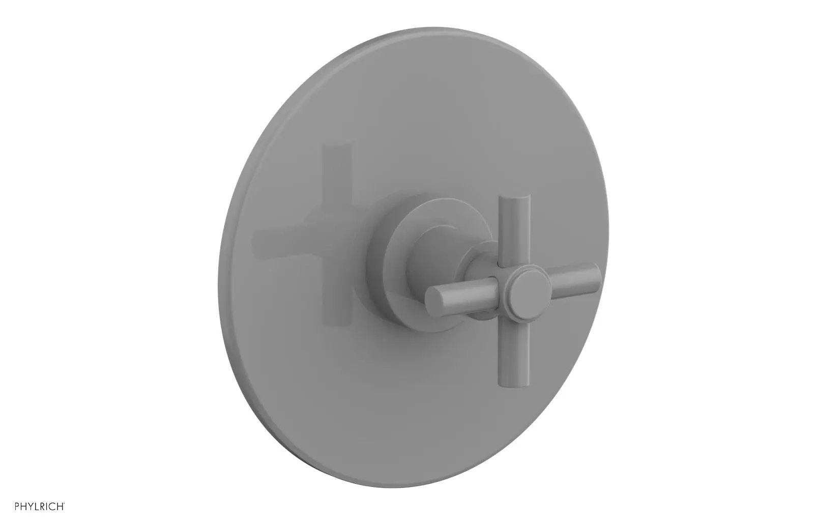 Phylrich BASIC 3/4" Thermostatic Shower Trim - Tubular Cross Handle by Phylrich