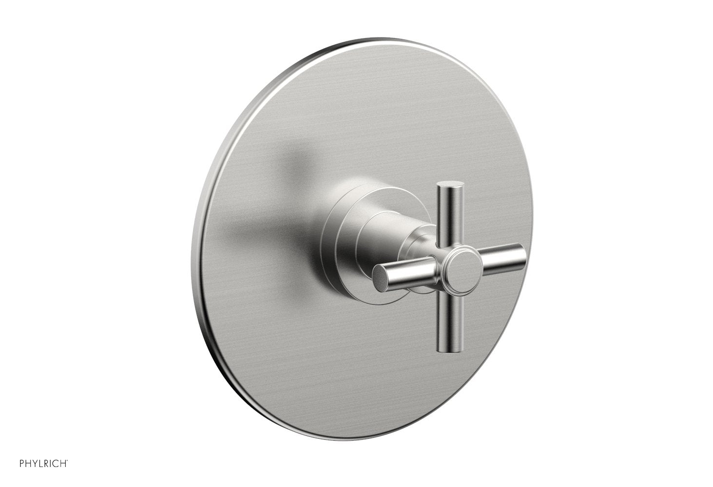 Phylrich BASIC 3/4" Thermostatic Shower Trim - Tubular Cross Handle by Phylrich