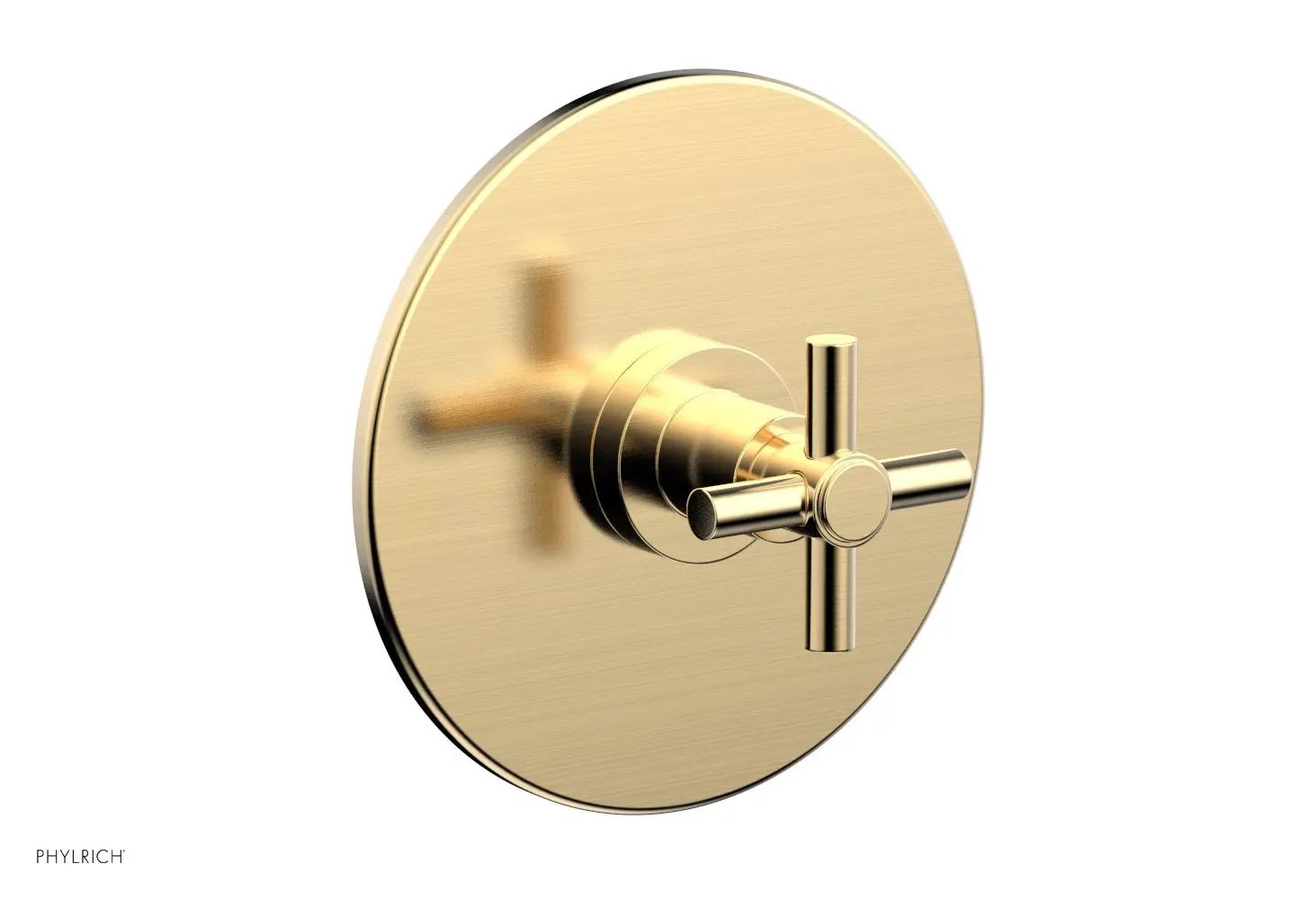 Phylrich BASIC 3/4" Thermostatic Shower Trim - Tubular Cross Handle by Phylrich