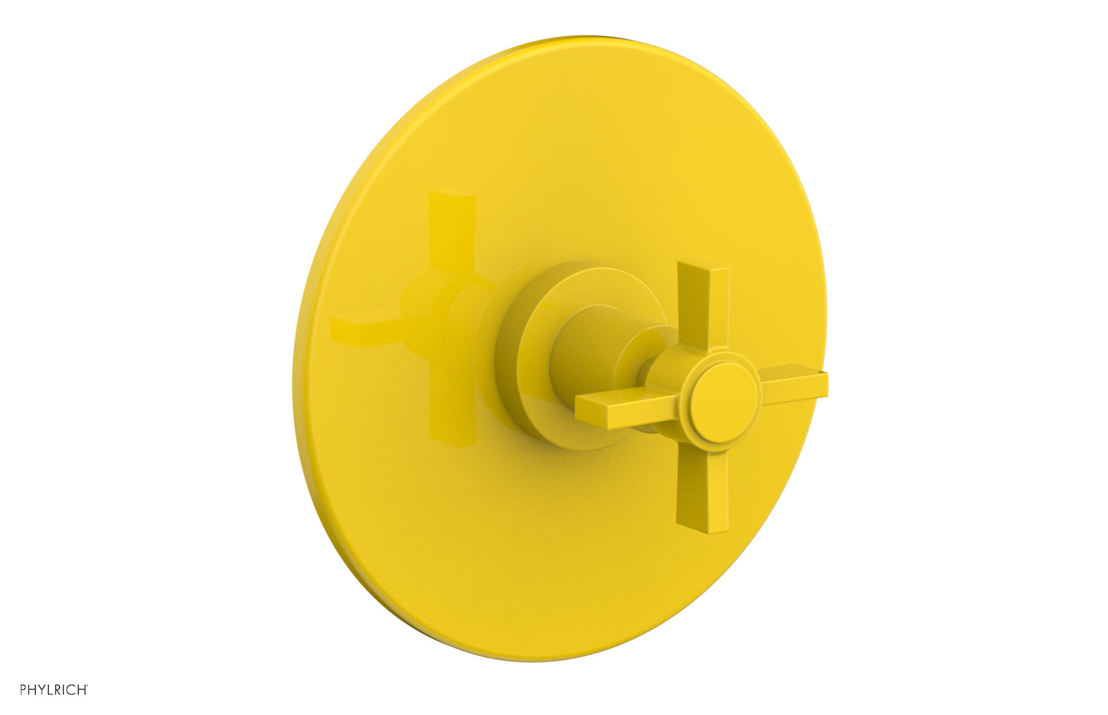 Phylrich BASIC 3/4" Thermostatic Shower Trim - Blade Cross Handle