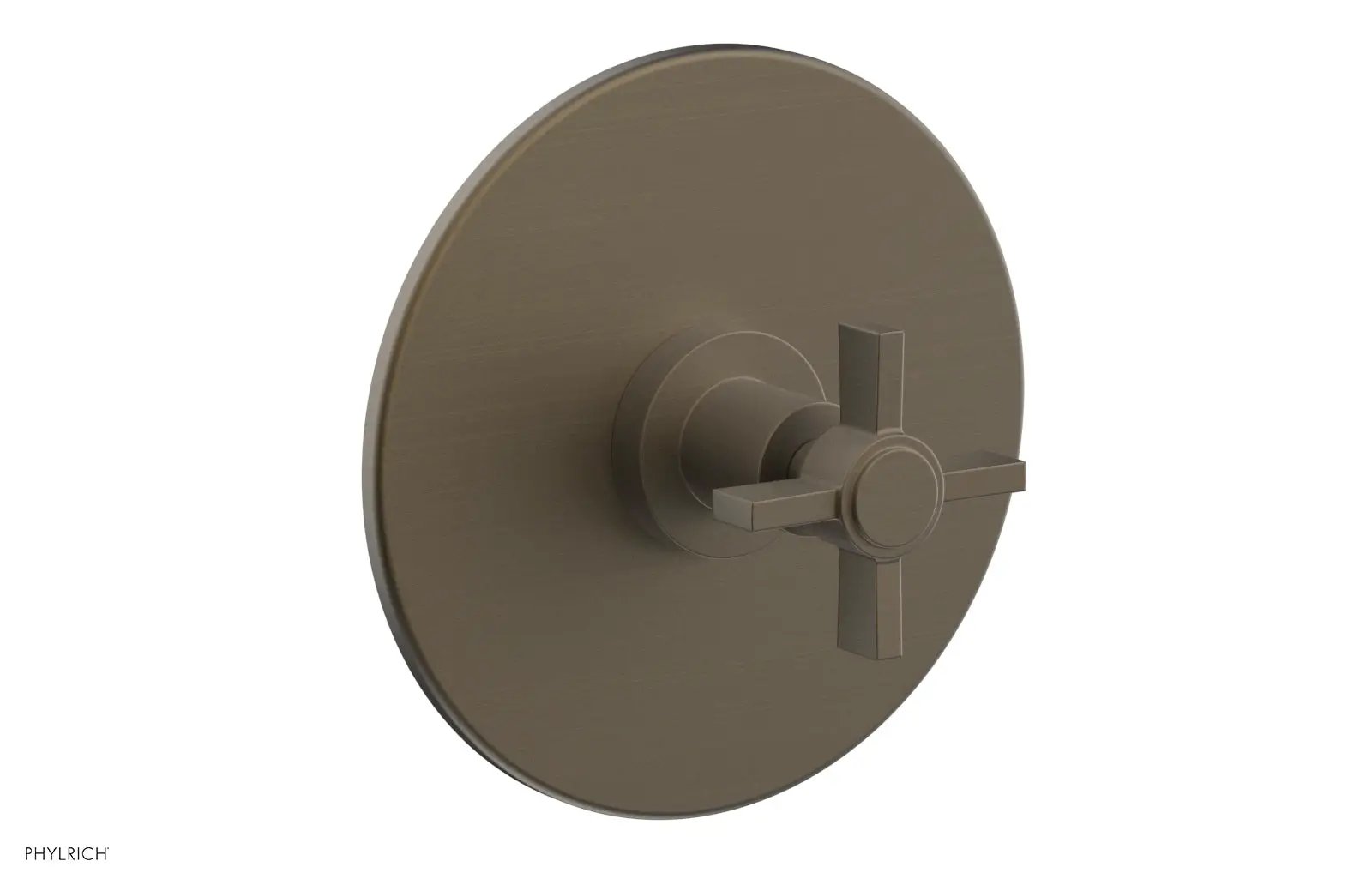 Phylrich BASIC 1/2" Thermostatic Shower Trim - Blade Cross Handle by Phylrich