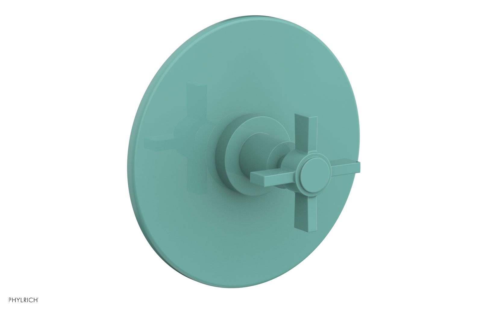 Phylrich BASIC 3/4" Thermostatic Shower Trim - Blade Cross Handle