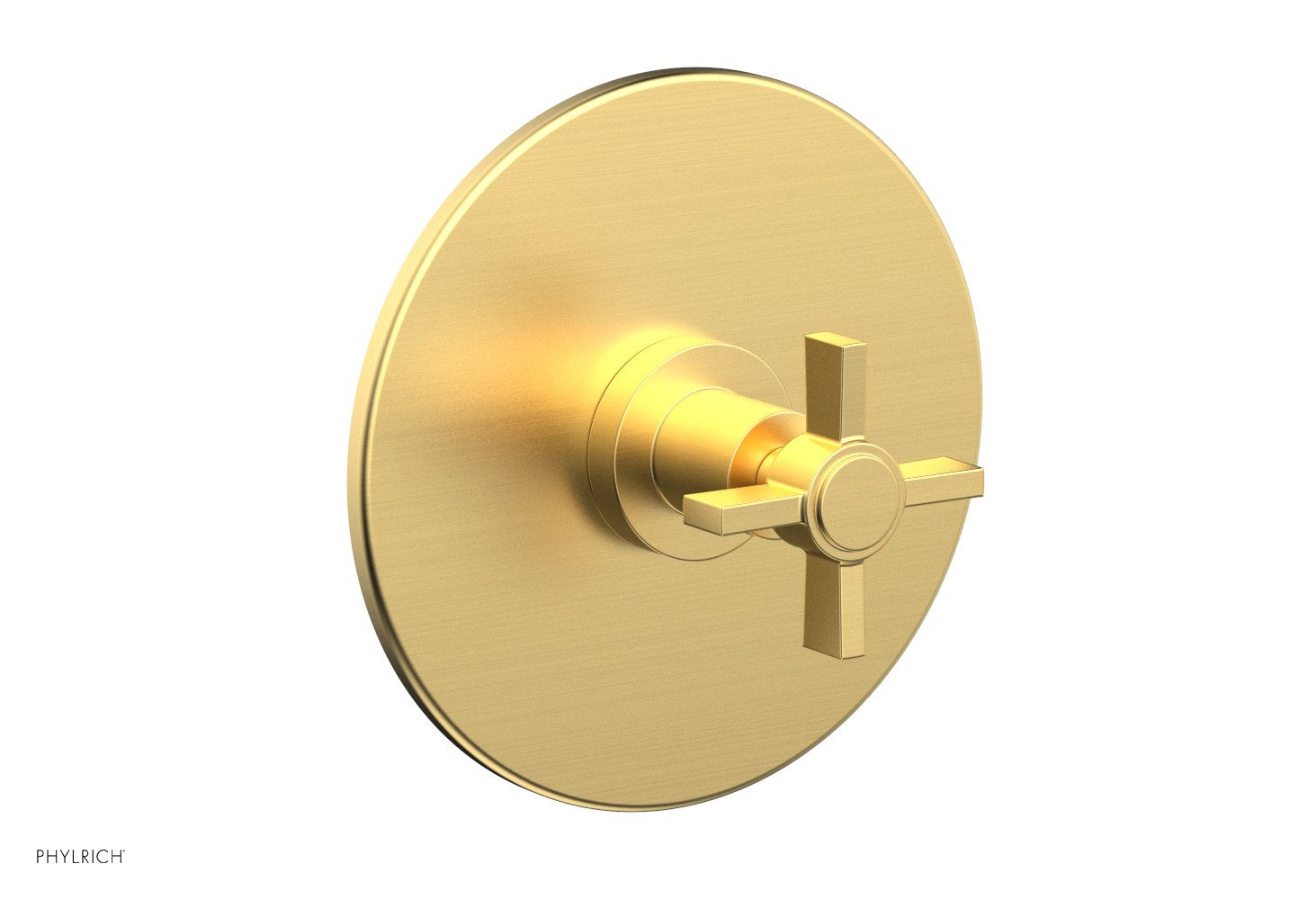 Phylrich BASIC 3/4" Thermostatic Shower Trim - Blade Cross Handle