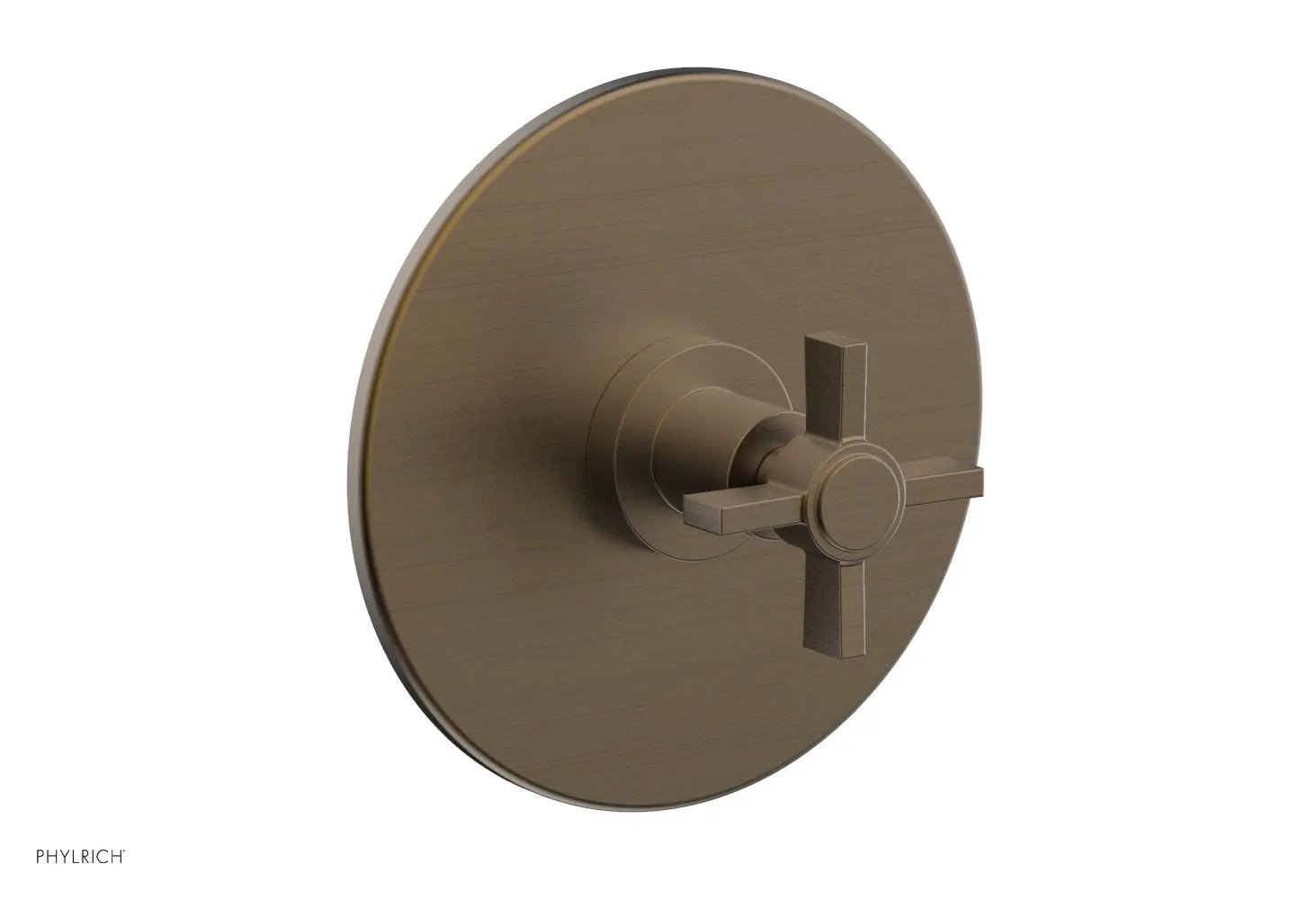 Phylrich BASIC 3/4" Thermostatic Shower Trim - Blade Cross Handle by Phylrich