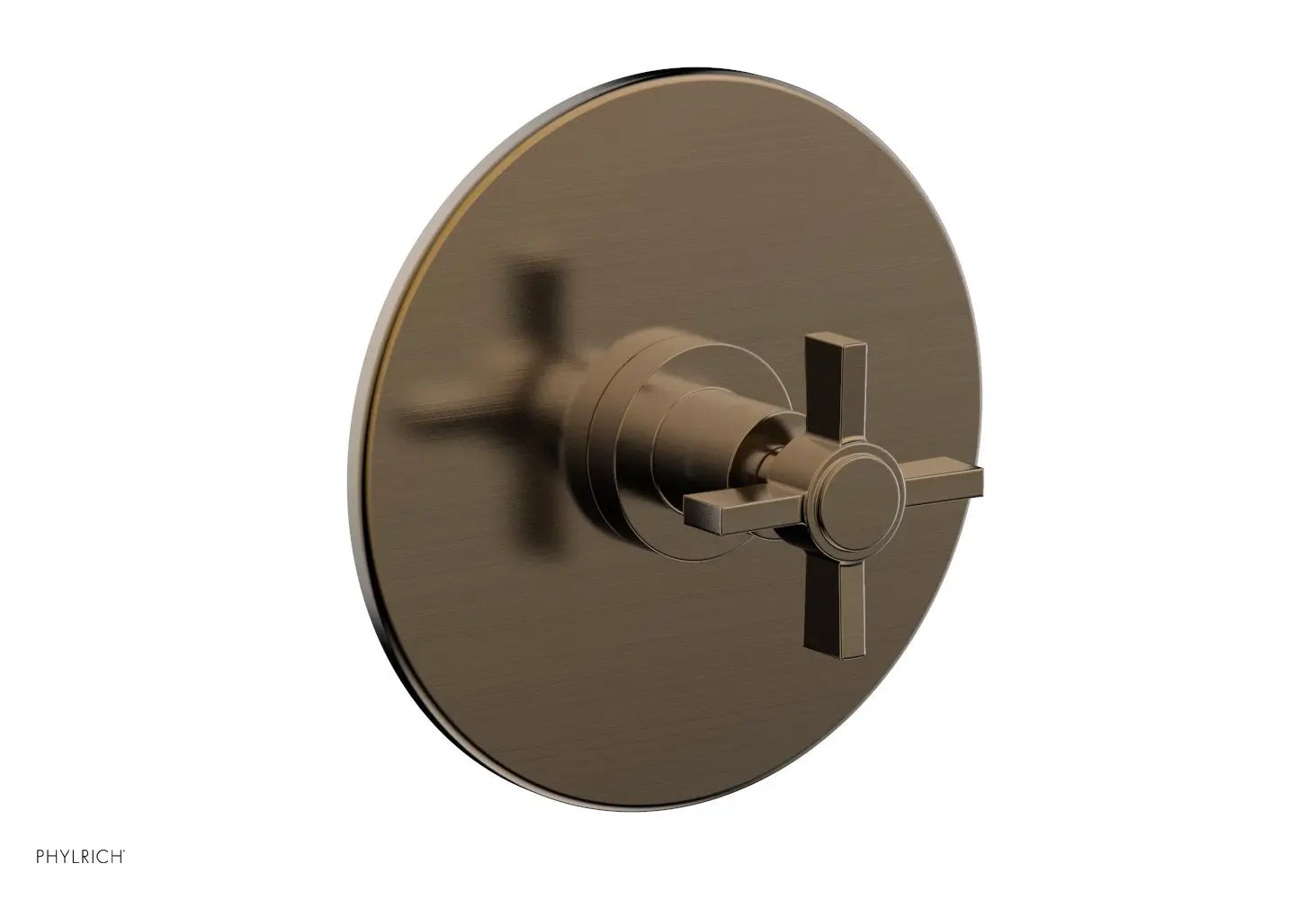Phylrich BASIC 1/2" Thermostatic Shower Trim - Blade Cross Handle by Phylrich