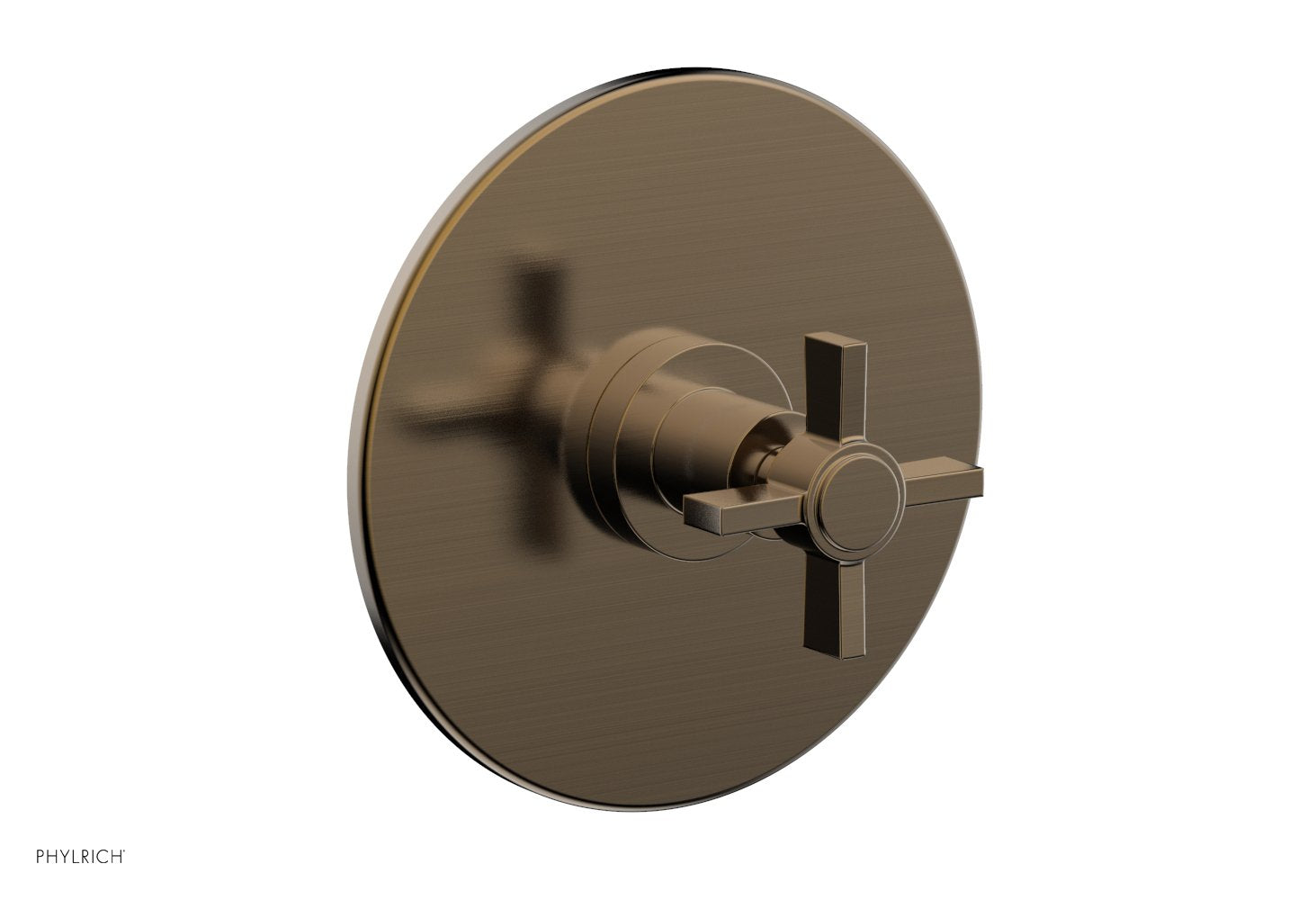 Phylrich BASIC 3/4" Thermostatic Shower Trim - Blade Cross Handle