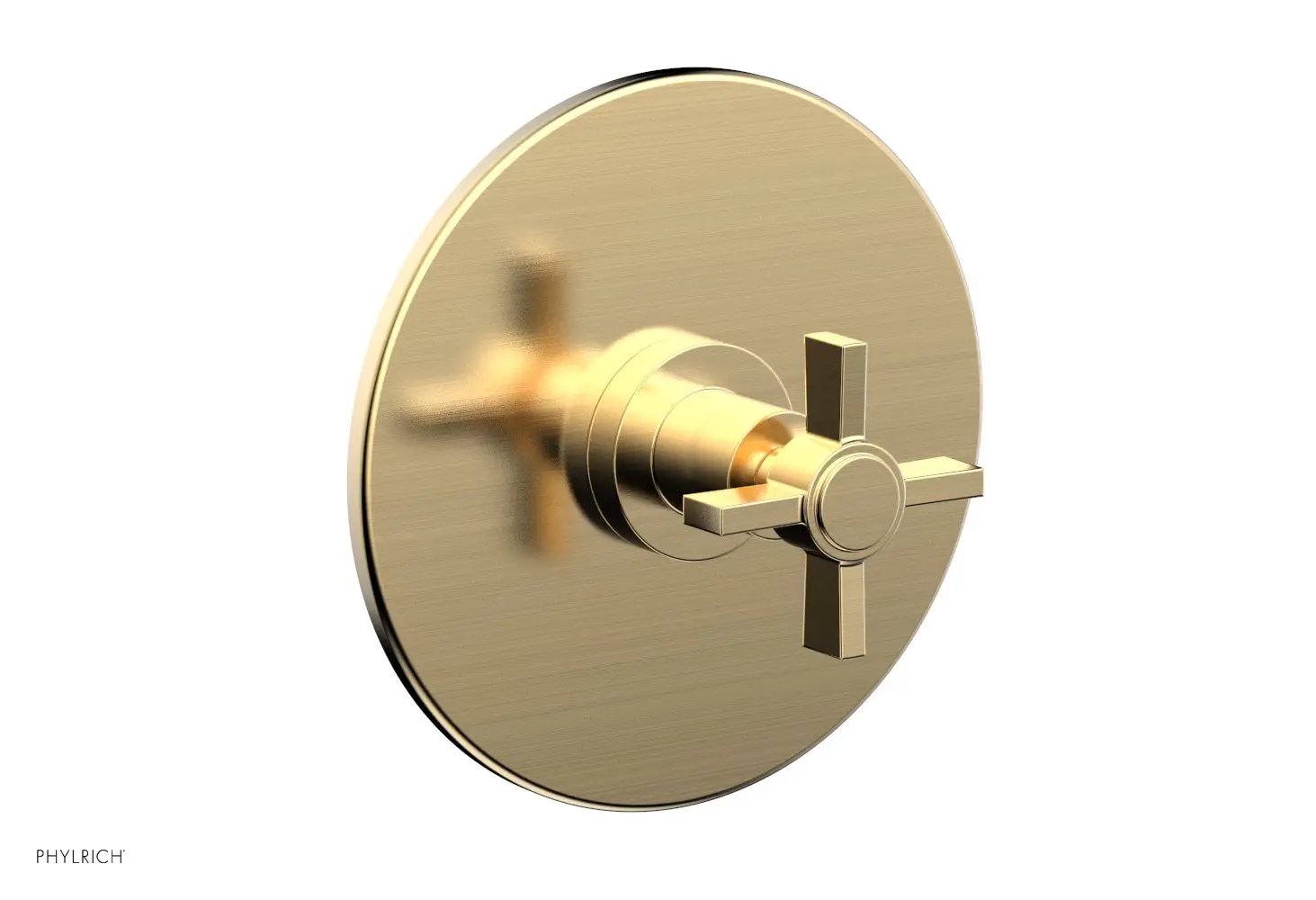 Phylrich BASIC 1/2" Thermostatic Shower Trim - Blade Cross Handle by Phylrich
