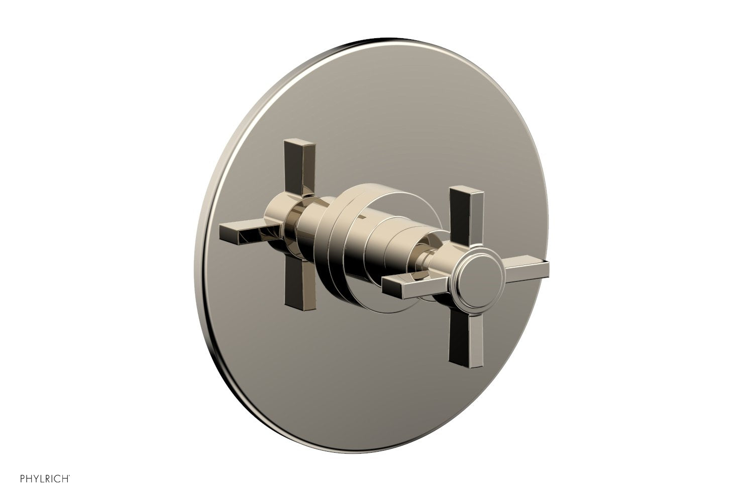 Phylrich BASIC 3/4" Thermostatic Shower Trim - Blade Cross Handle