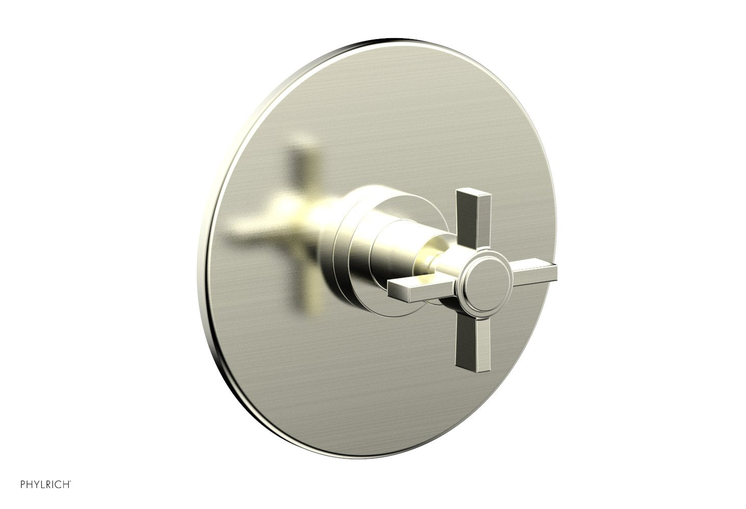 Phylrich BASIC 3/4" Thermostatic Shower Trim - Blade Cross Handle