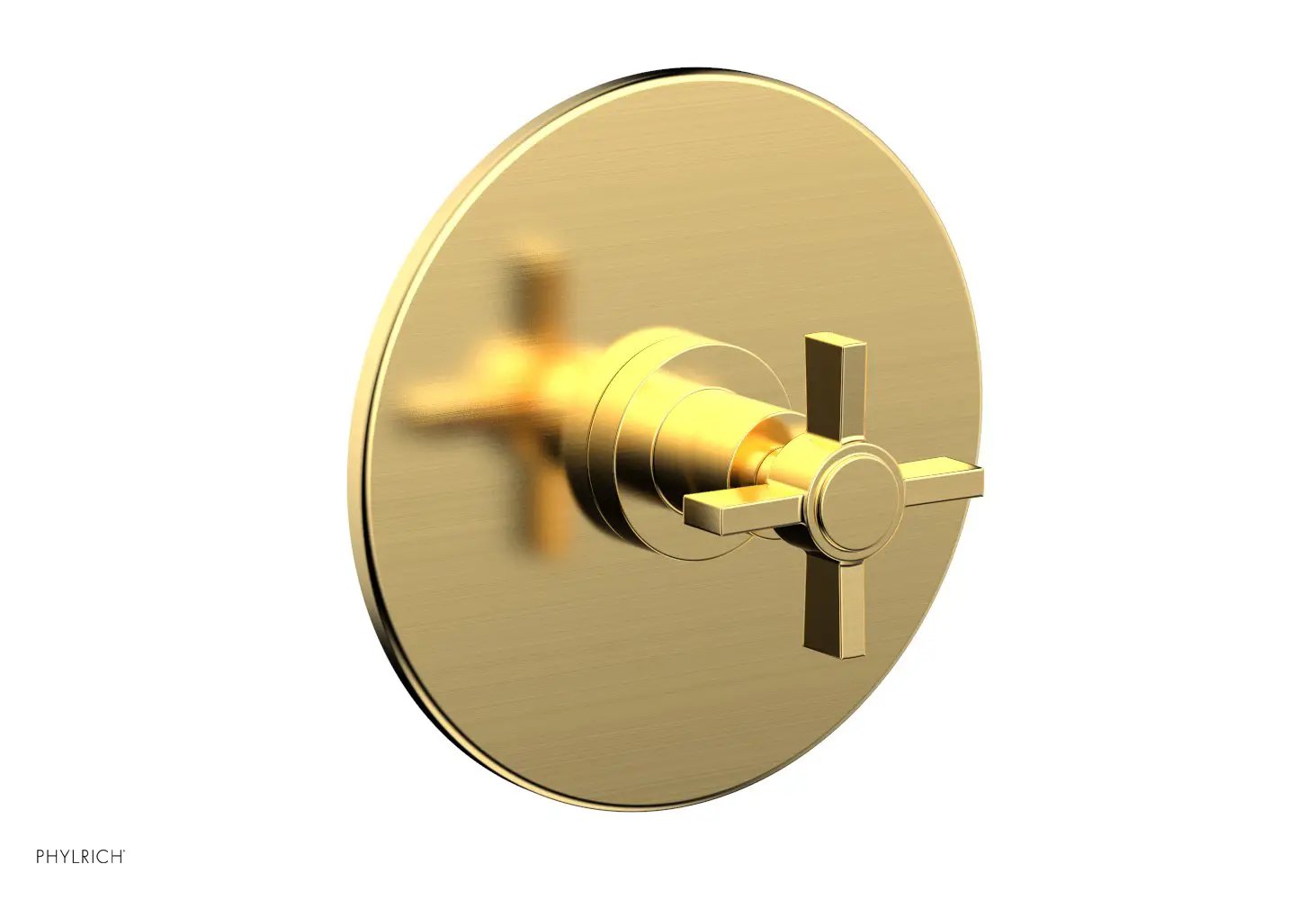 Phylrich BASIC 3/4" Thermostatic Shower Trim - Blade Cross Handle by Phylrich
