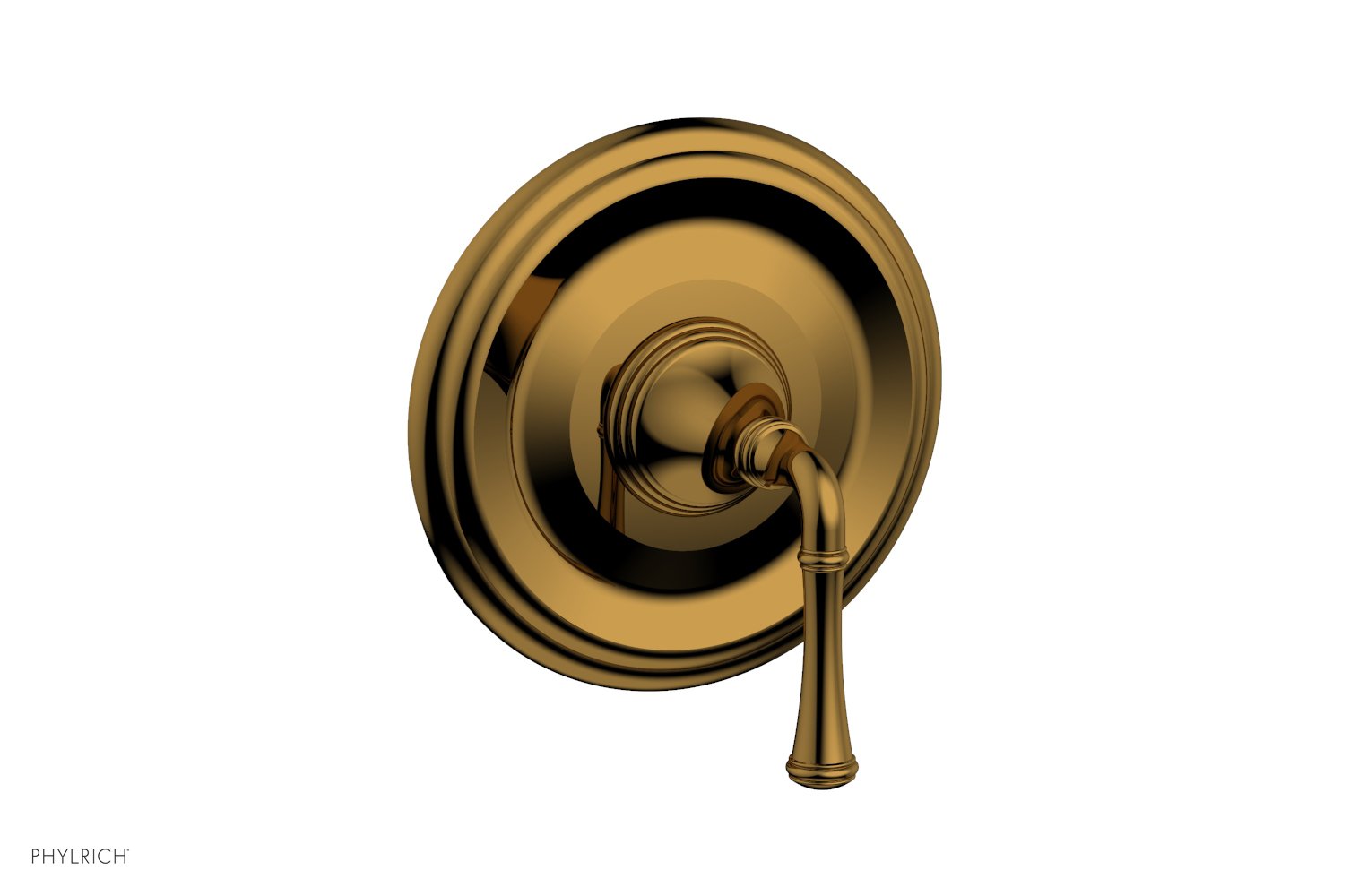 Phylrich 3RING Thermostatic Shower Trim - Straight Lever Handle