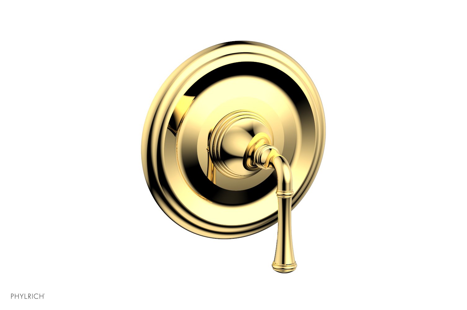 Phylrich 3RING Thermostatic Shower Trim - Straight Lever Handle