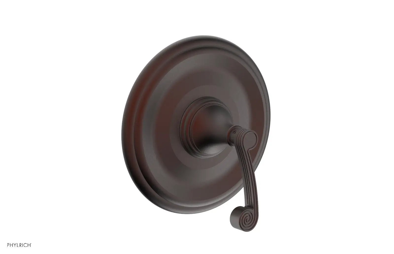 Phylrich 3RING Thermostatic Shower Trim - Curved Lever Handle by Phylrich