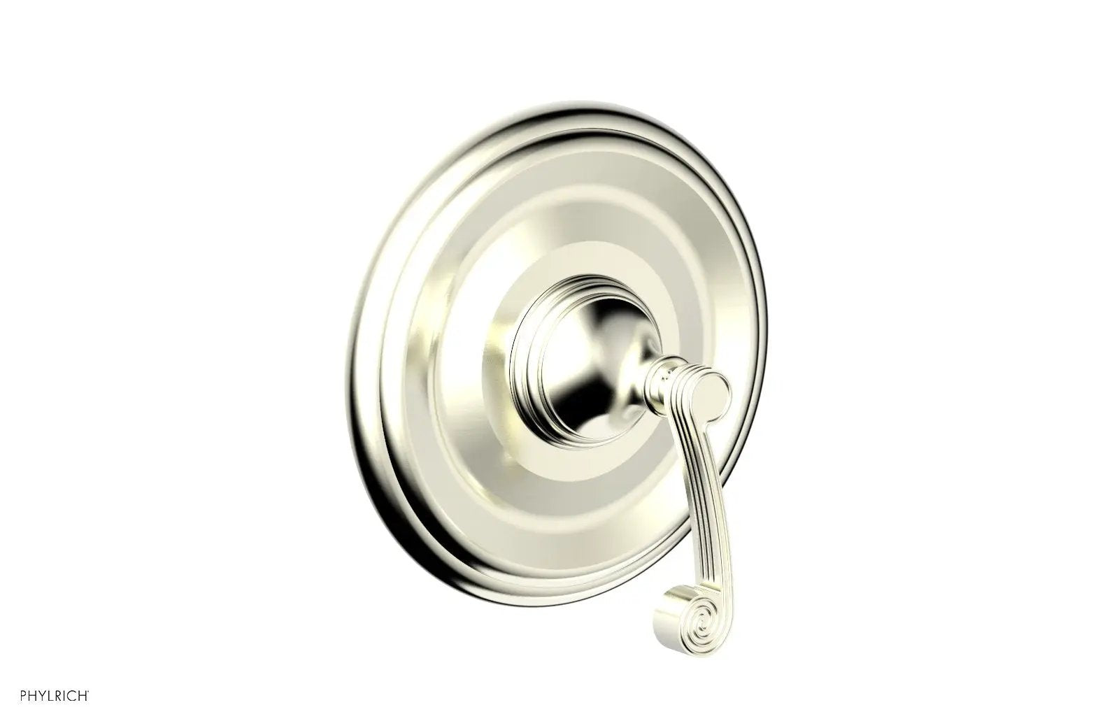 Phylrich 3RING Thermostatic Shower Trim - Curved Lever Handle by Phylrich