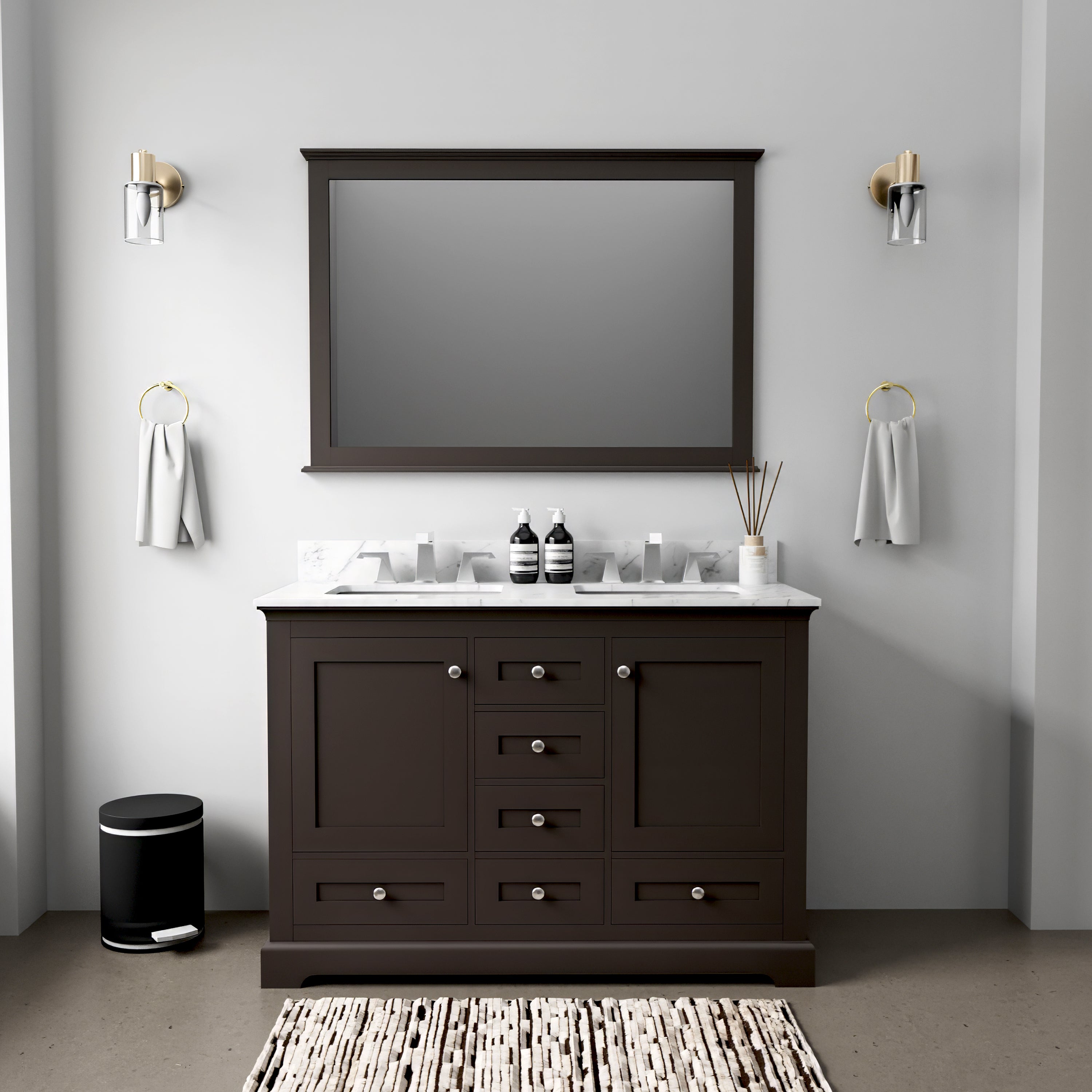 espresso vanity